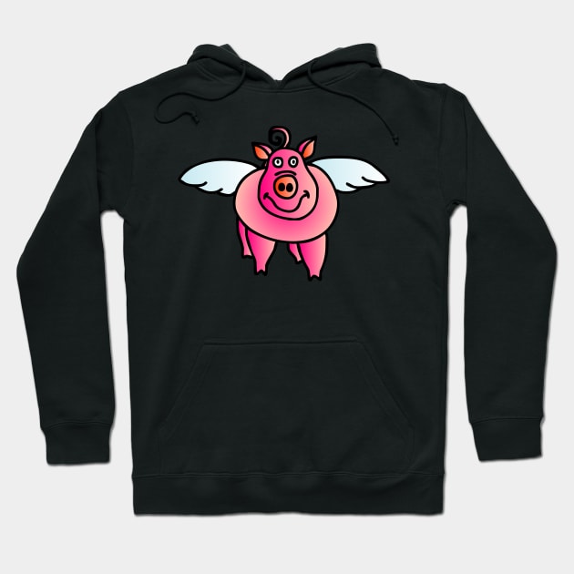 When Pigs Fly Hoodie by GemmasGems